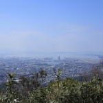 山から見た福岡